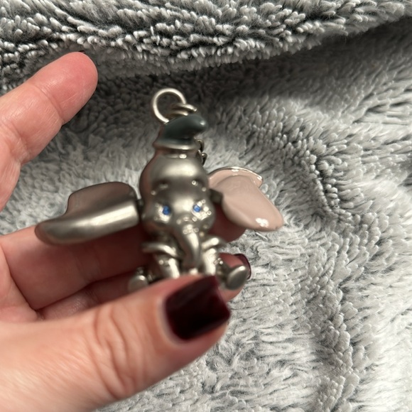 Coach x Disney Jeweled Dumbo Bag Charm Keychain - Picture 7 of 8